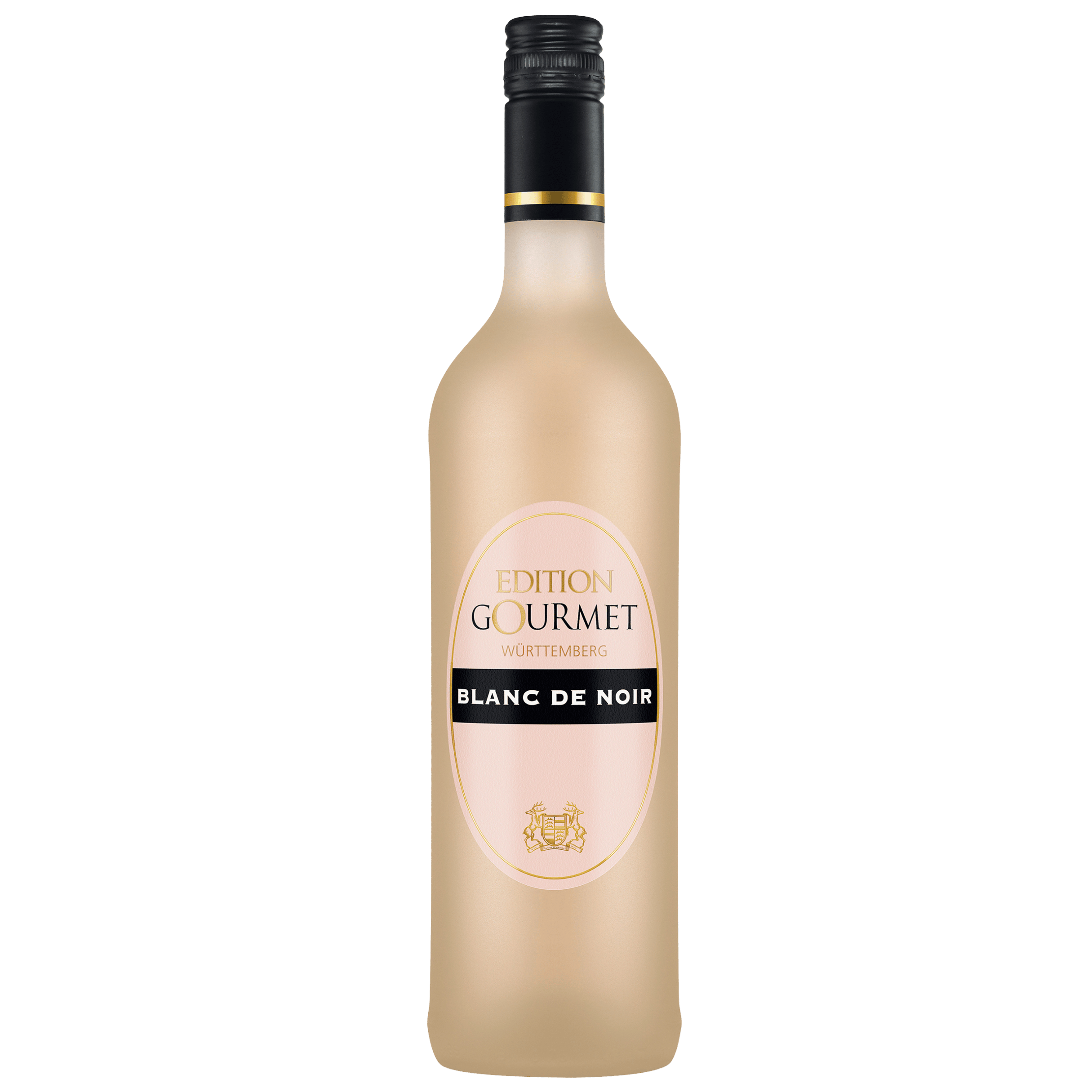 Roséweinflasche der Sorte Blanc de Noir aus dem WZG Weinshop